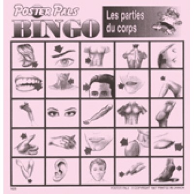 Bingo : Les Parties du Corps